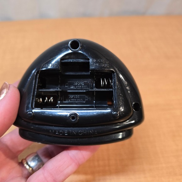 Sharp‎ LCD Digital Travel Alarm Clock Black SPC500 Blue Display Tested Battery - Picture 8 of 9